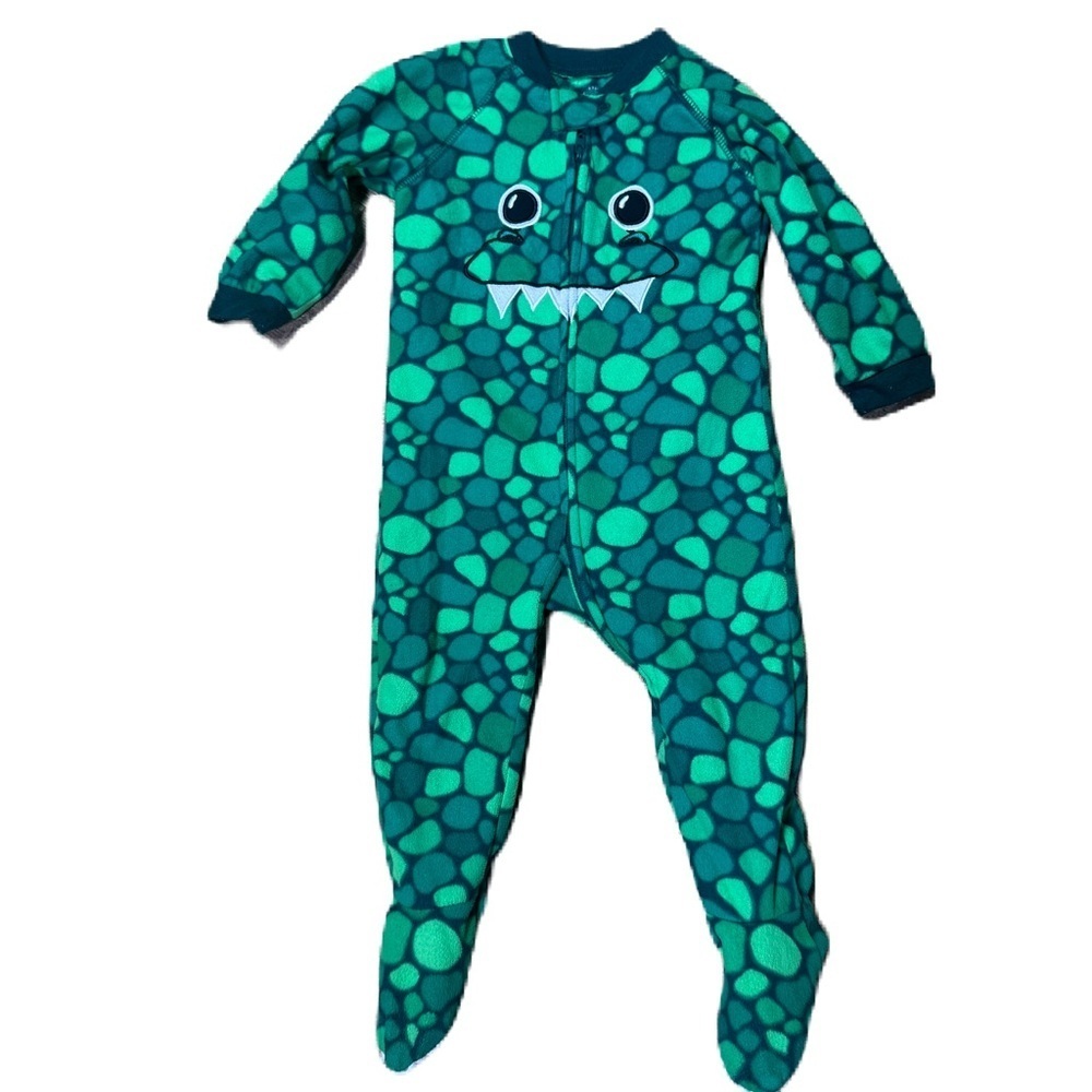 _The Children's Place Onesie - Size Medium (12-18 months) - Green Monster_